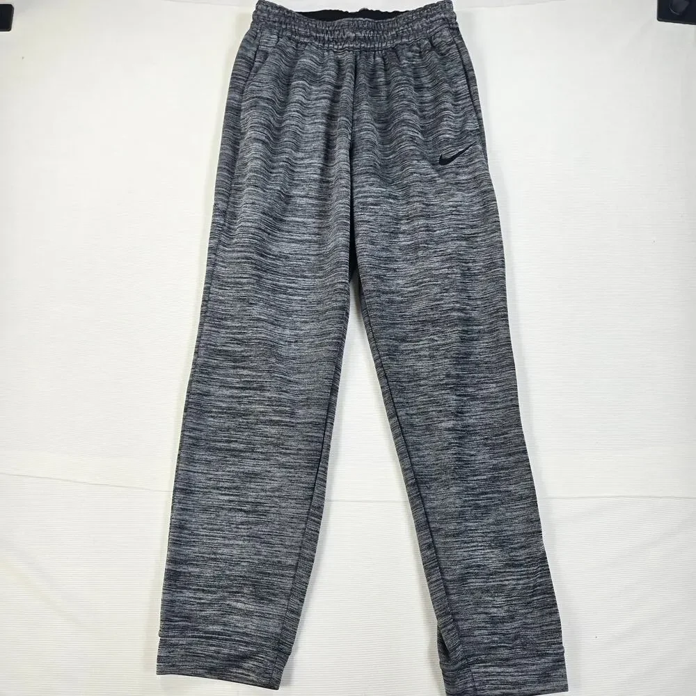 Nike Dri-Fit Gray Black Spotlight Tapered Sweatpant Joggers‎ Men's Size Medium
